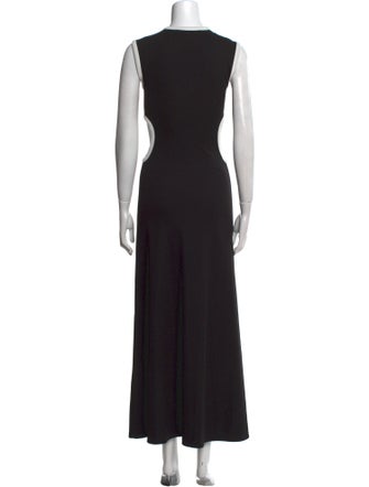 Christopher Esber Crew Neck Long Dress