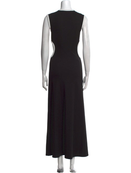 Christopher Esber Crew Neck Long Dress