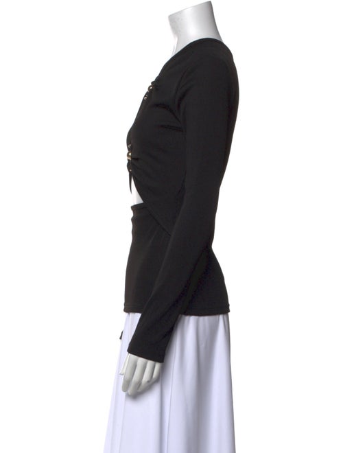 Christopher Esber V-Neck Long Sleeve Top