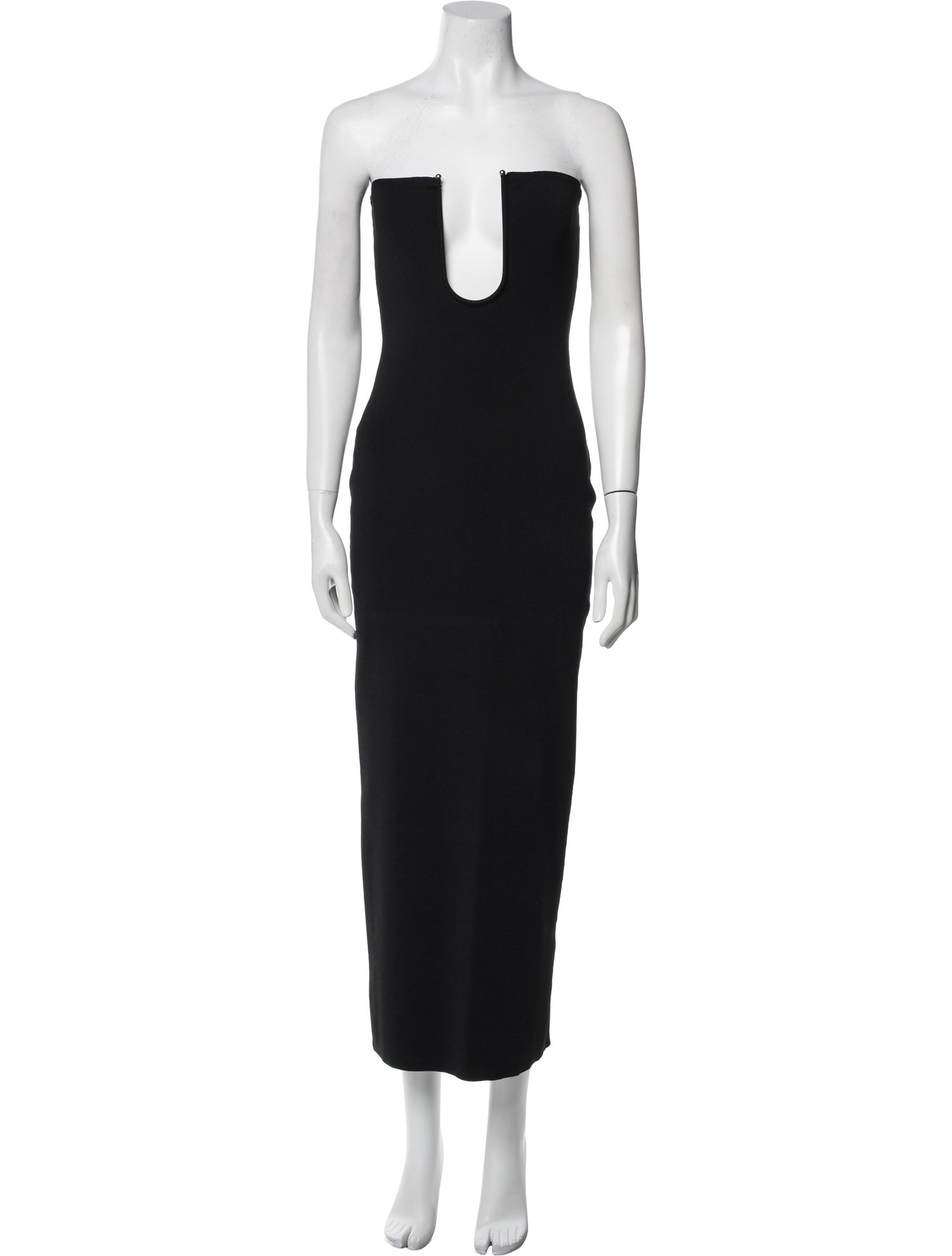 Christopher Esber Strapless Midi Length Dress