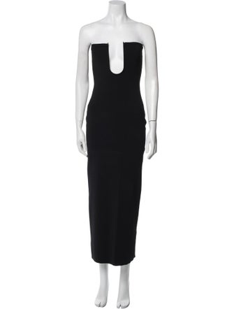 Christopher Esber Strapless Midi Length Dress