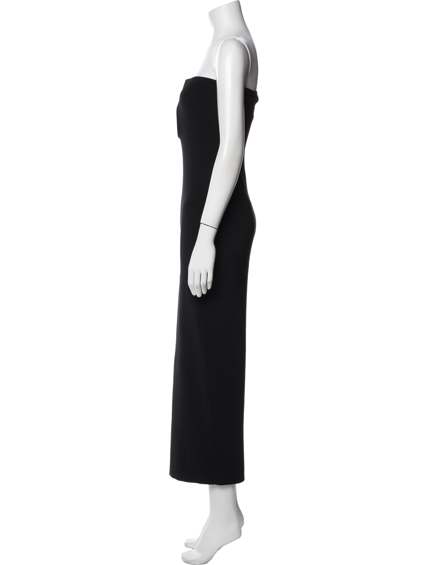 Christopher Esber Strapless Midi Length Dress