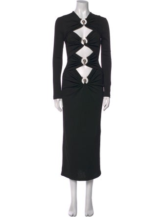 Christopher Esber V-Neck Long Dress