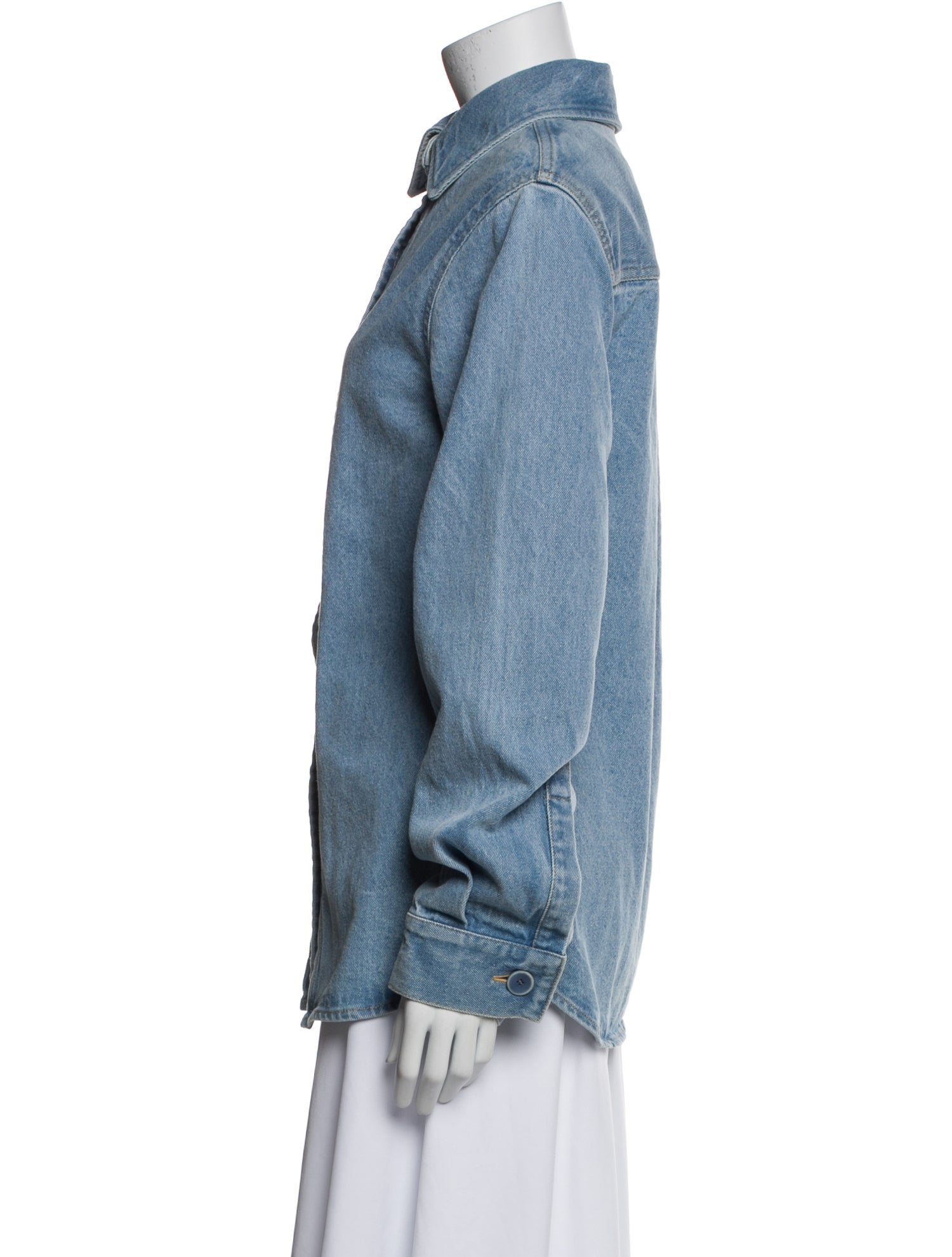 Christopher Esber Printed Denim Jacket w/ Tags