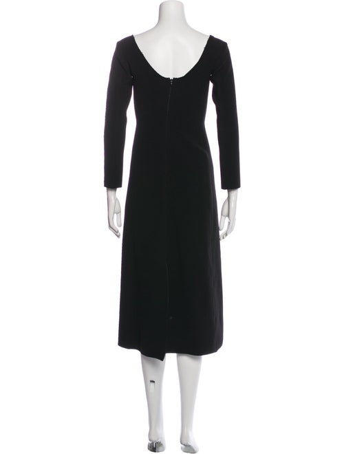 Christopher Esber Scoop Neck Midi Length Dress
