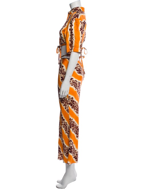 Christopher Esber Silk Printed Skirt Set