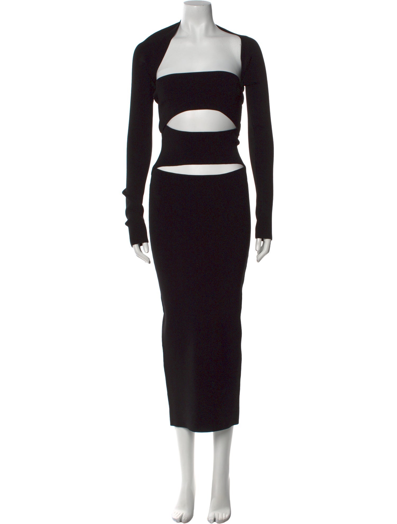 Christopher Esber Square Neckline Long Dress