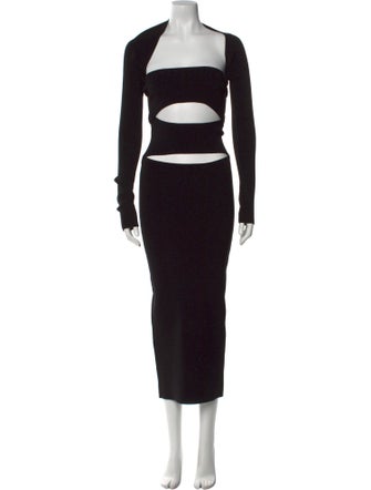 Christopher Esber Square Neckline Long Dress