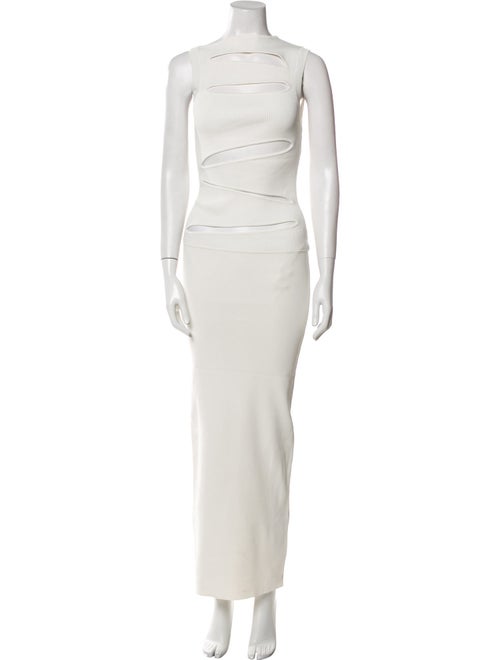 Christopher Esber Bateau Neckline Long Dress