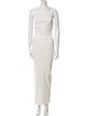 Christopher Esber Bateau Neckline Long Dress