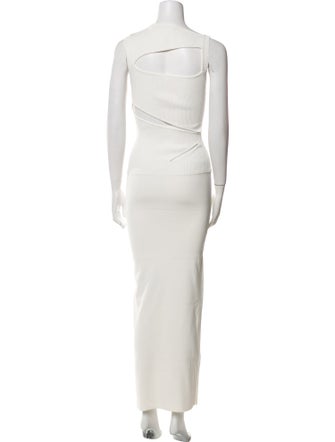 Christopher Esber Bateau Neckline Long Dress