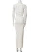 Christopher Esber Bateau Neckline Long Dress