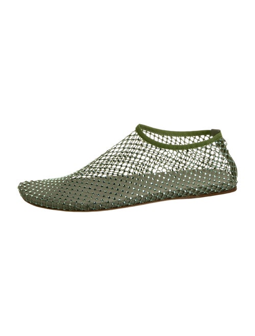 Christopher Esber Mesh Crystal Embellishments Flats