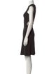 Christopher Esber Crew Neck Knee-Length Dress