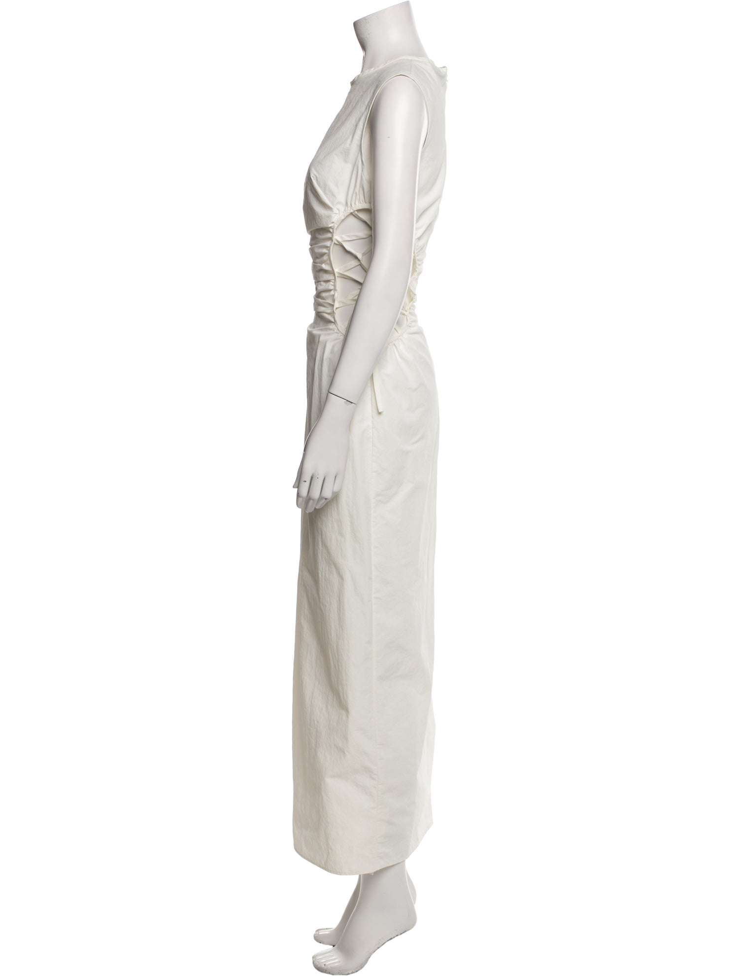 Christopher Esber Crew Neck Long Dress