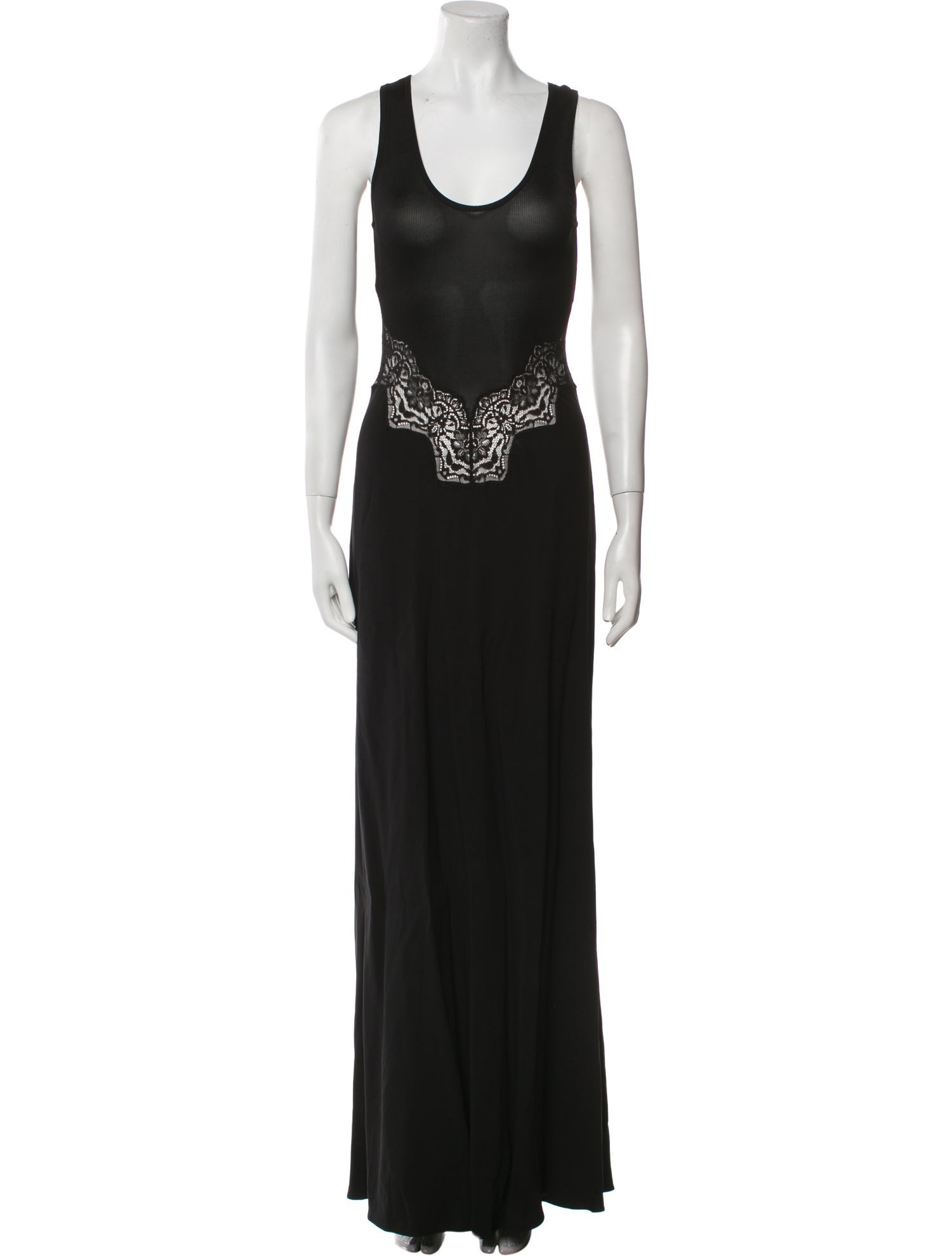 Christopher Esber Scoop Neck Long Dress