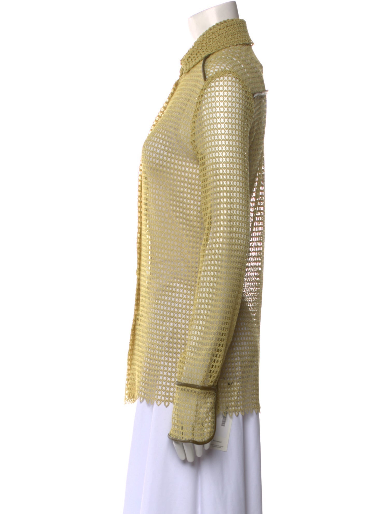 Christopher Esber Long Sleeve Button-Up Top