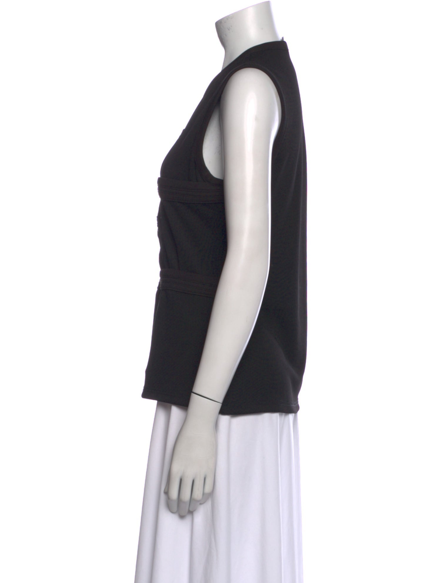 Christopher Esber Crew Neck Sleeveless Top