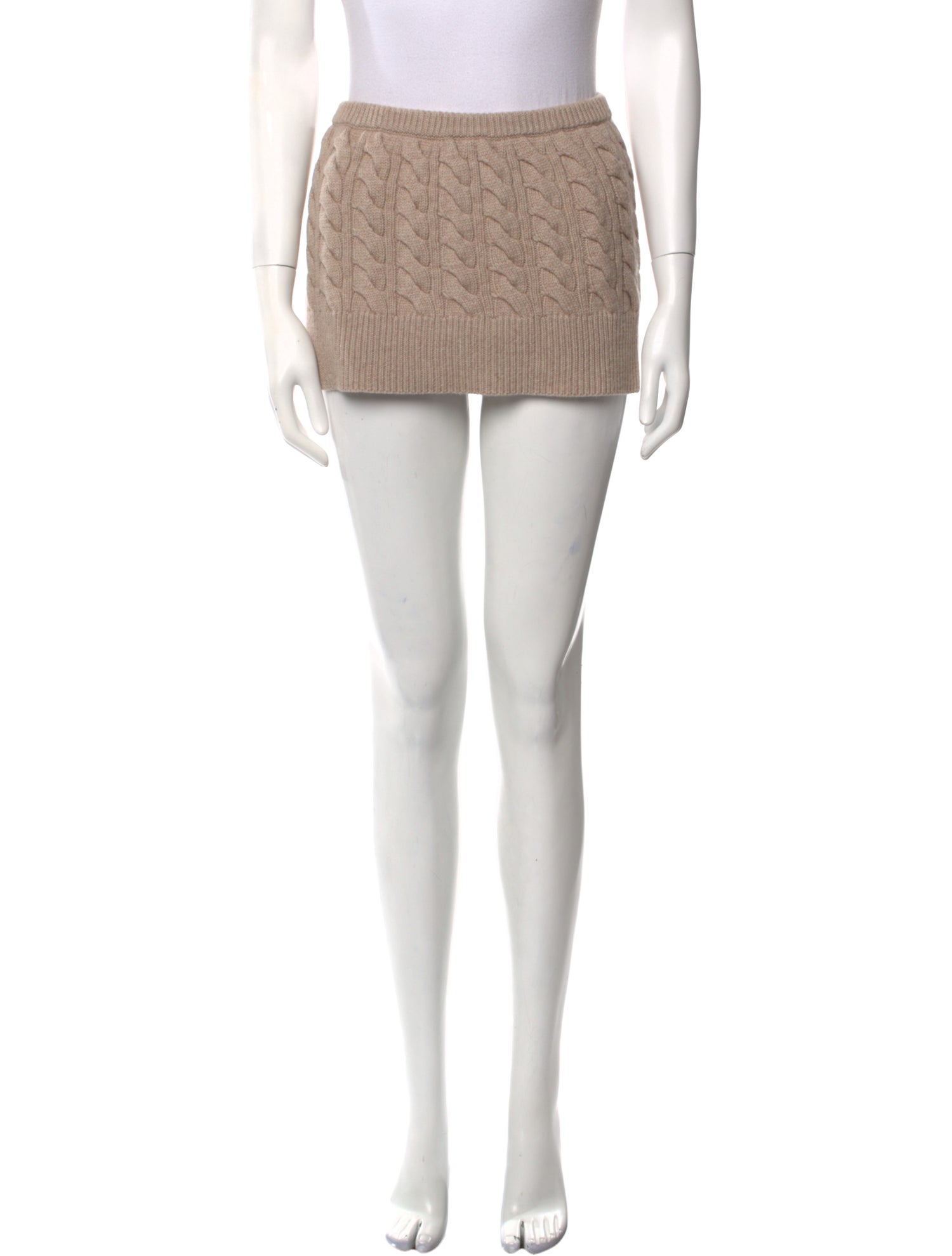 Christopher Esber Wool Mini Skirt
