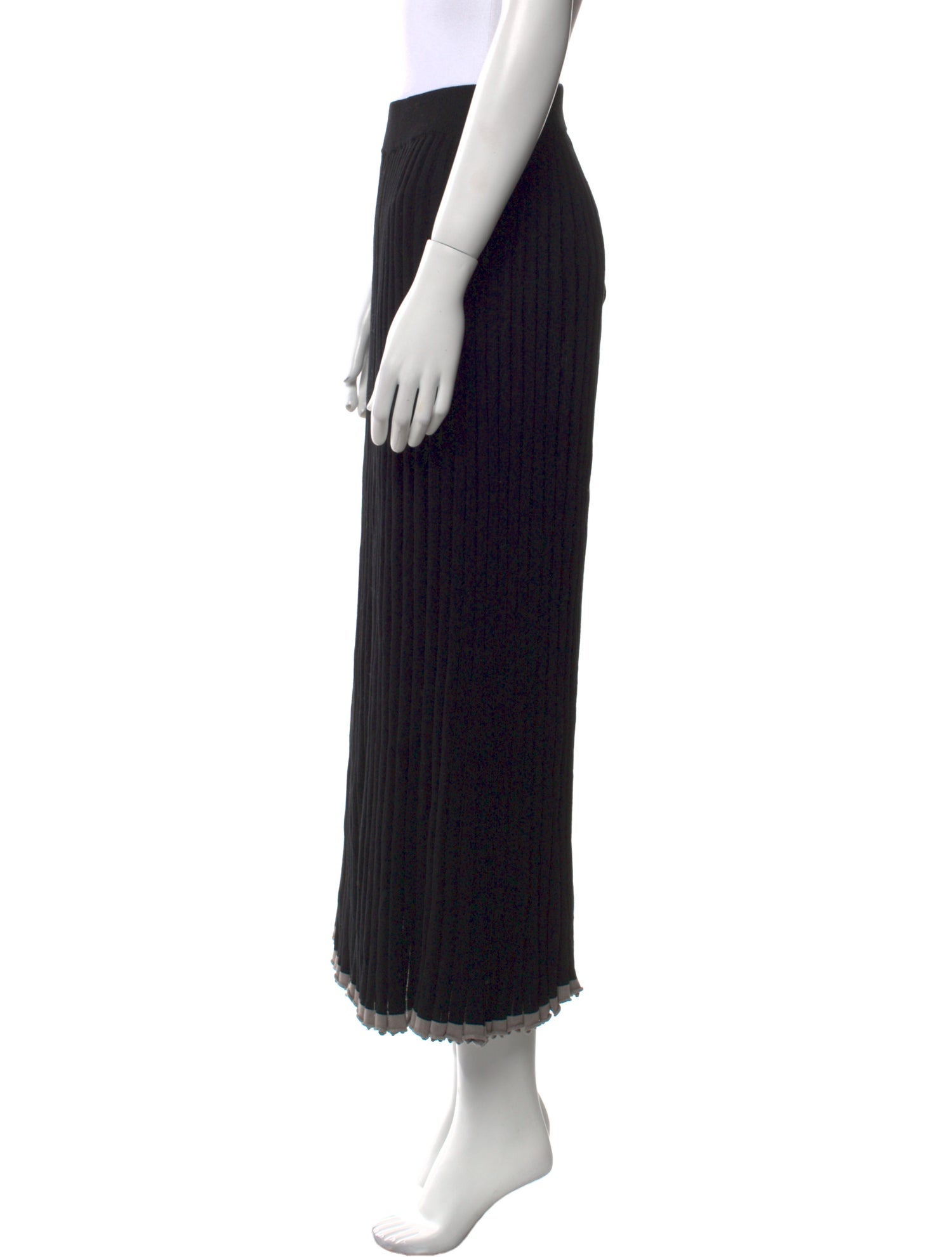 Christopher Esber Pleated Accents Midi Length Skirt