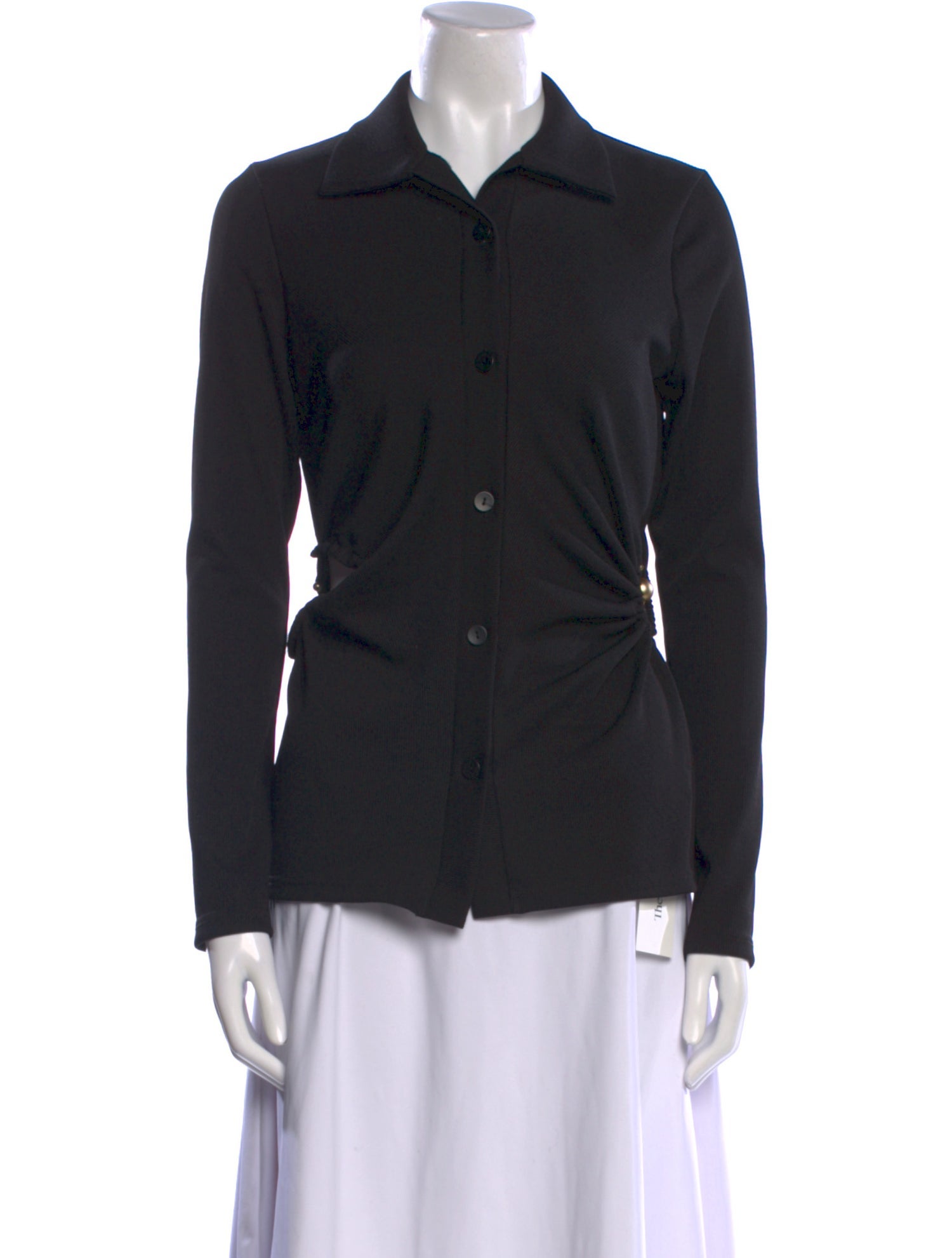 Christopher Esber Long Sleeve Button-Up Top