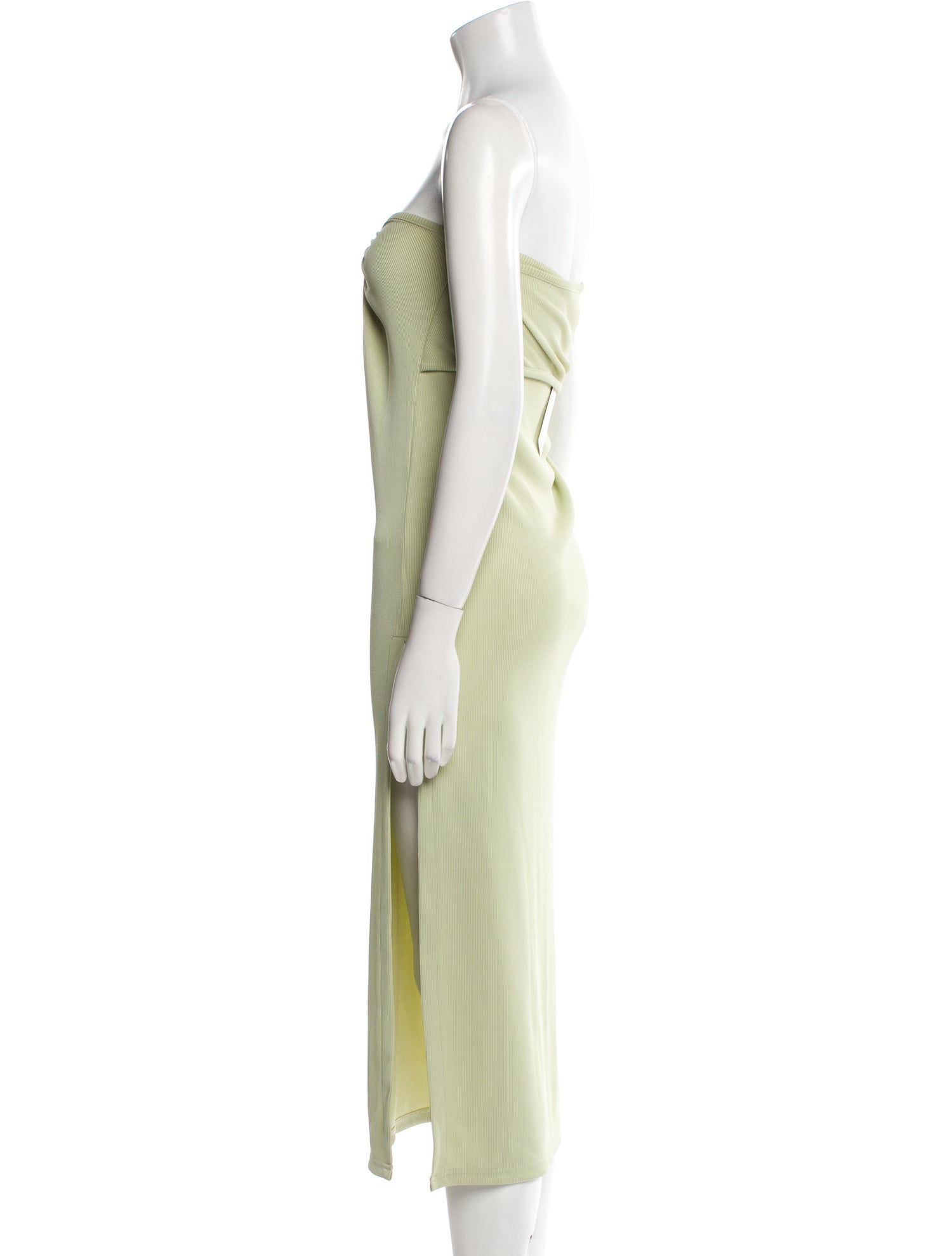 Christopher Esber Strapless Midi Length Dress