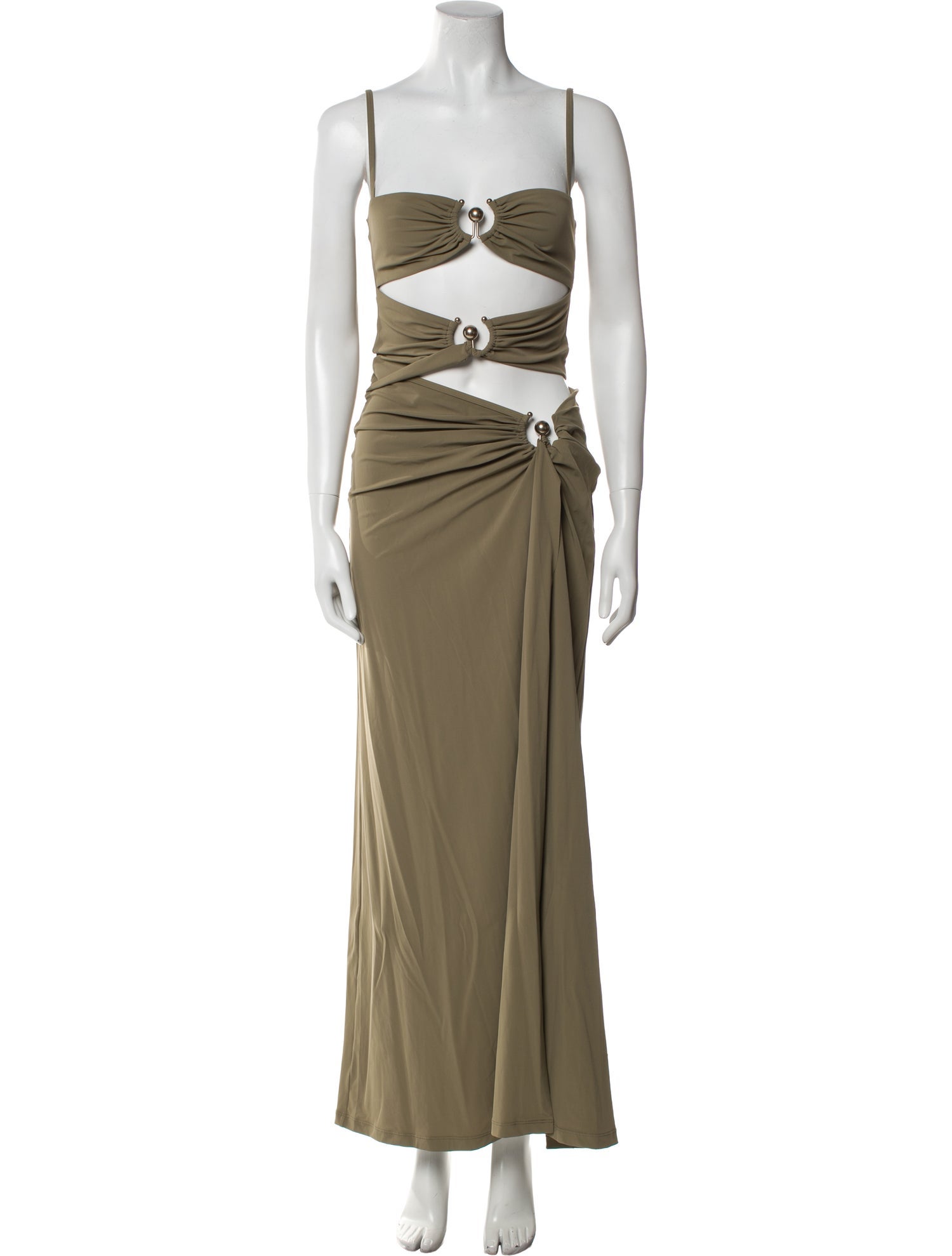Christopher Esber Square Neckline Long Dress