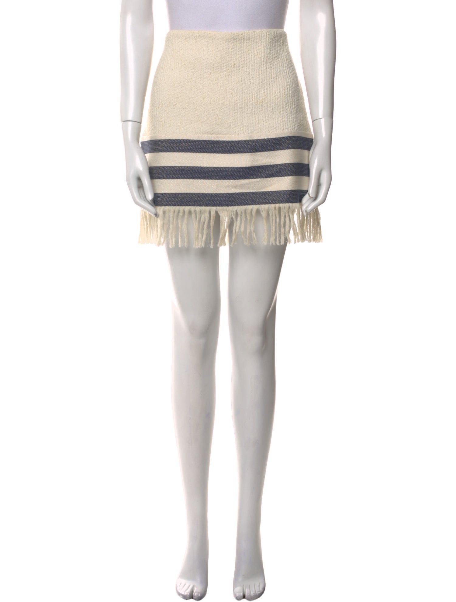 Christopher Esber Striped Mini Skirt