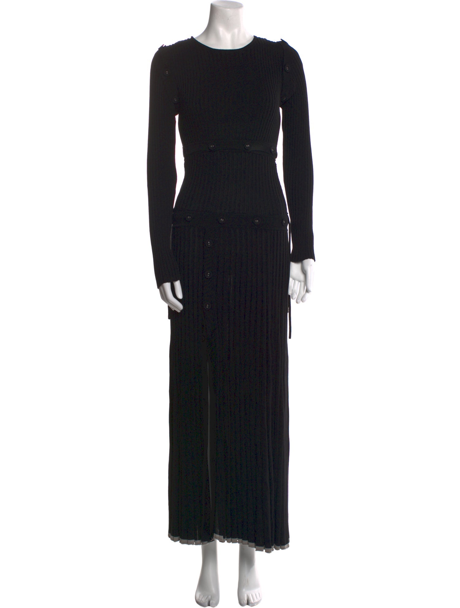 Christopher Esber Crew Neck Long Dress