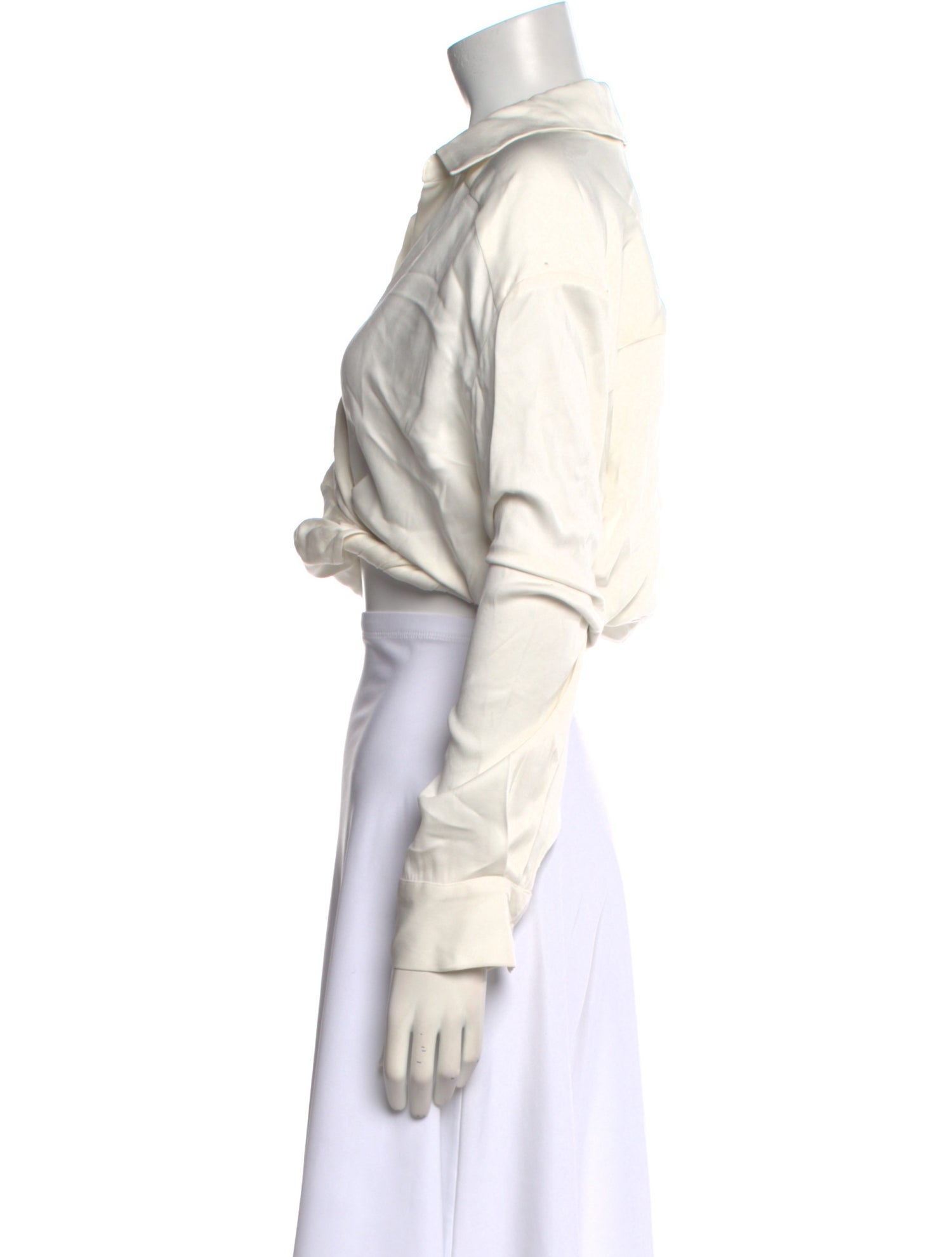 Christopher Esber Long Sleeve Crop Top