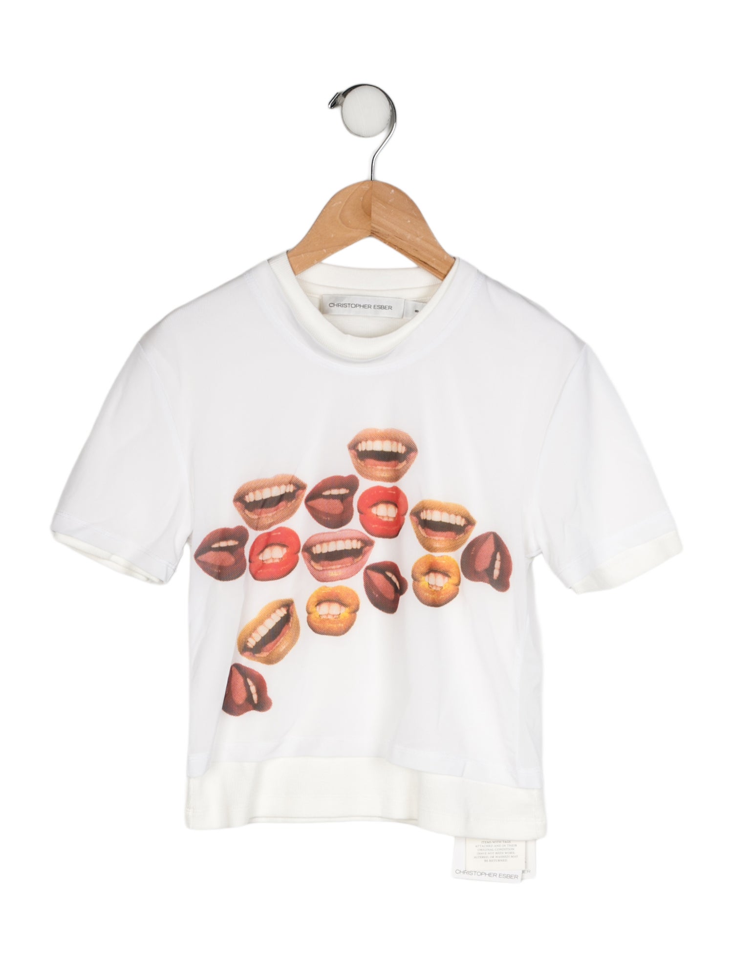 Christopher Esber Graphic Print Crew Neck Sweatshirt w/ Tags