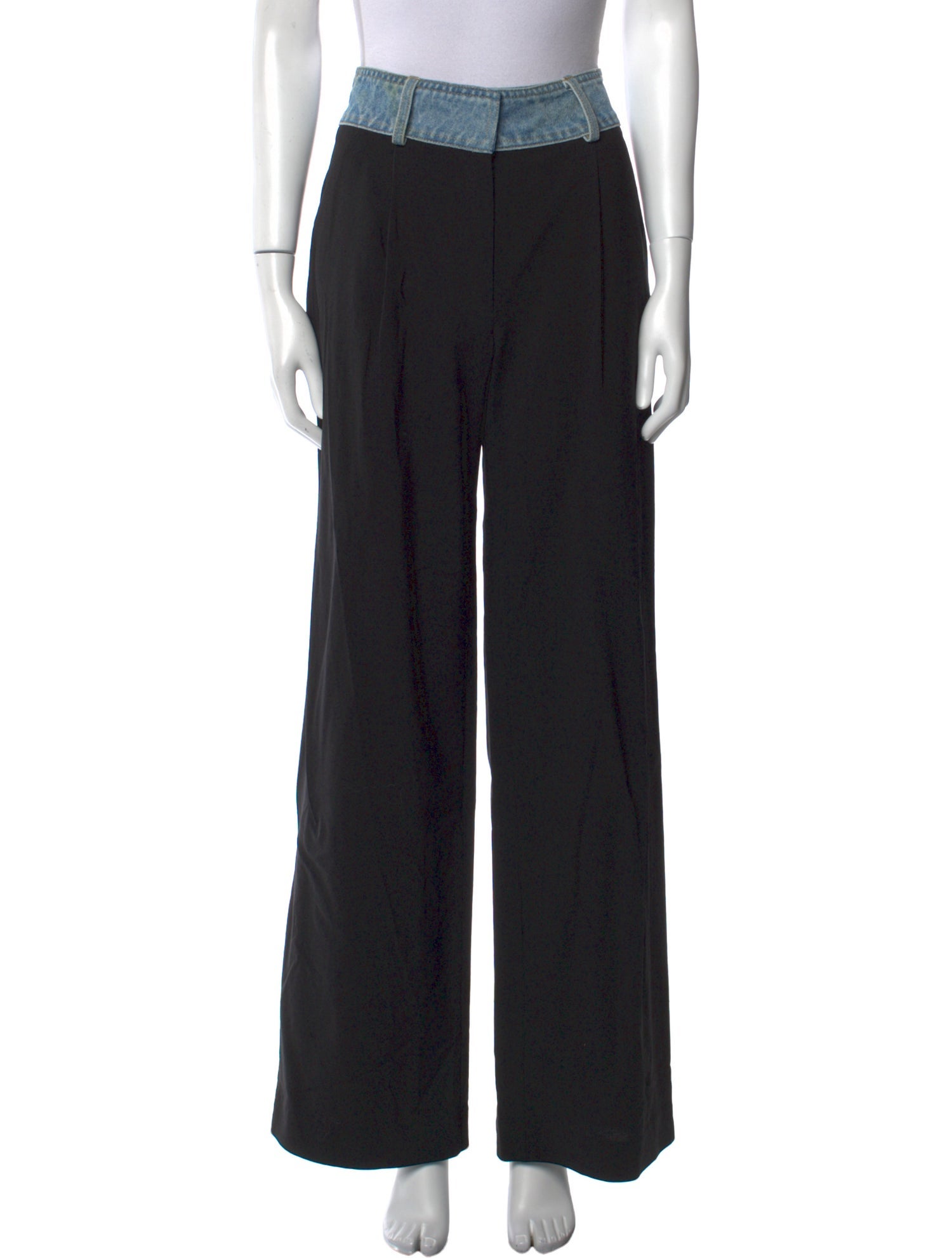 Christopher Esber Wool Wide Leg Pants