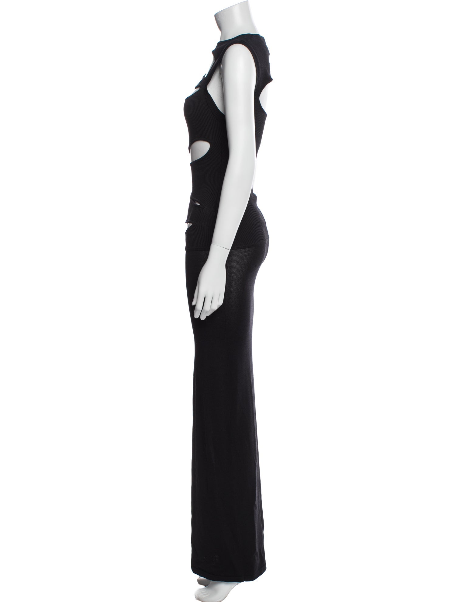 Christopher Esber Bateau Neckline Long Dress