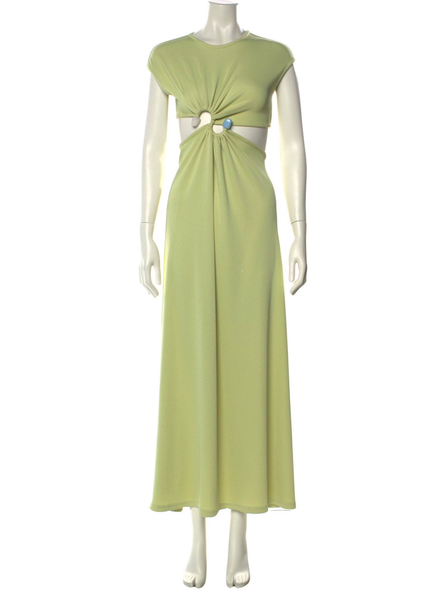 Christopher Esber Crew Neck Long Dress