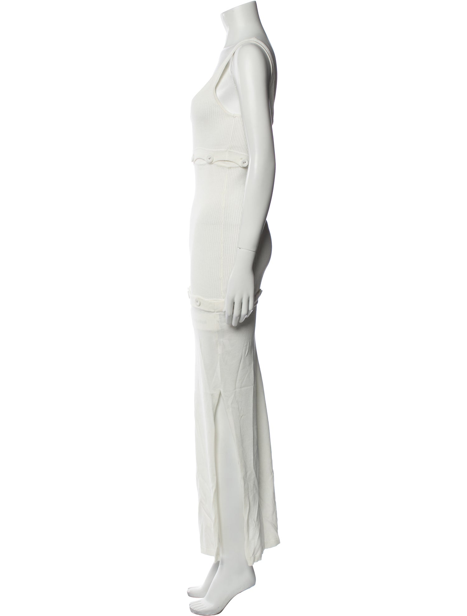 Christopher Esber Scoop Neck Long Dress