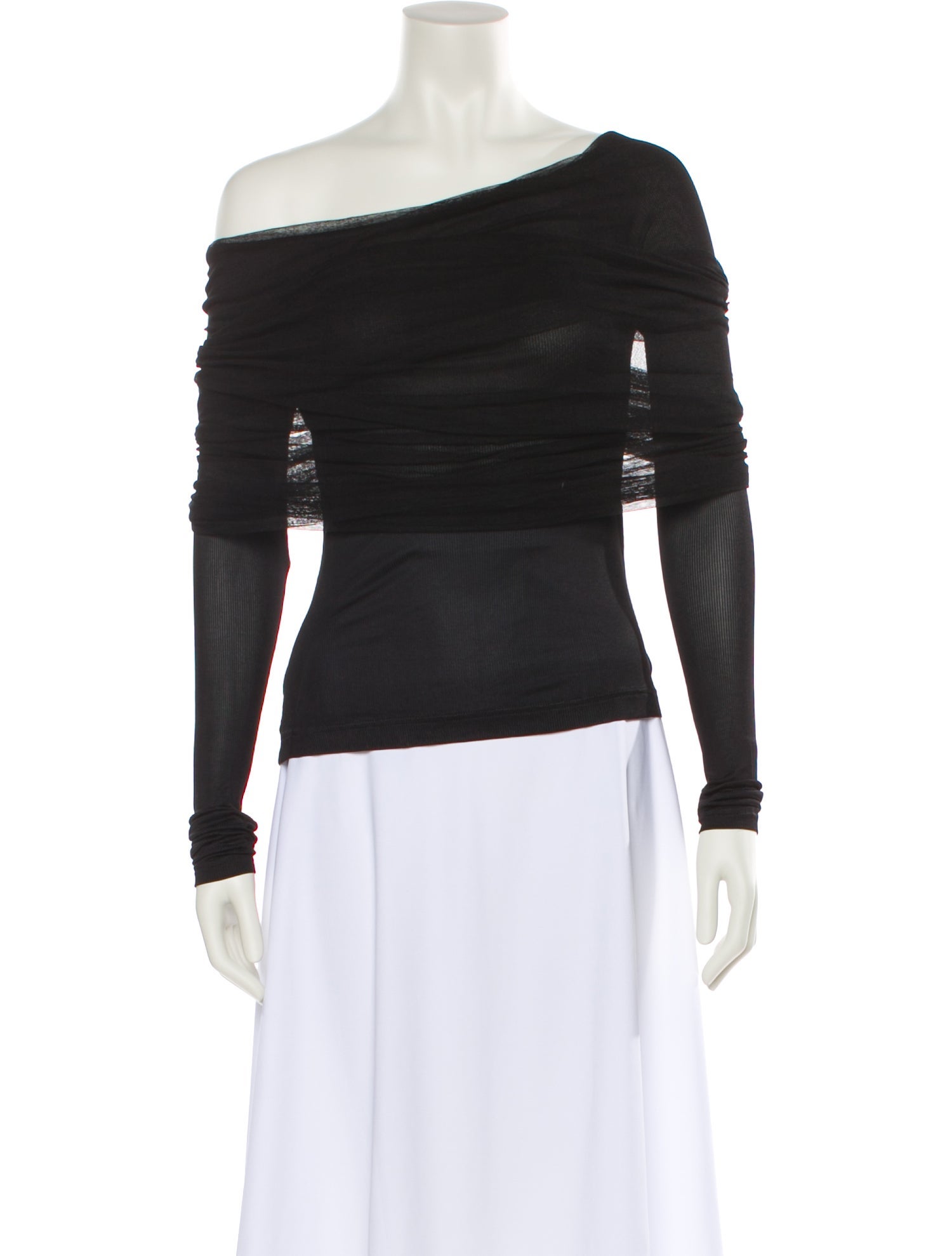 Christopher Esber Asymmetrical Long Sleeve Top