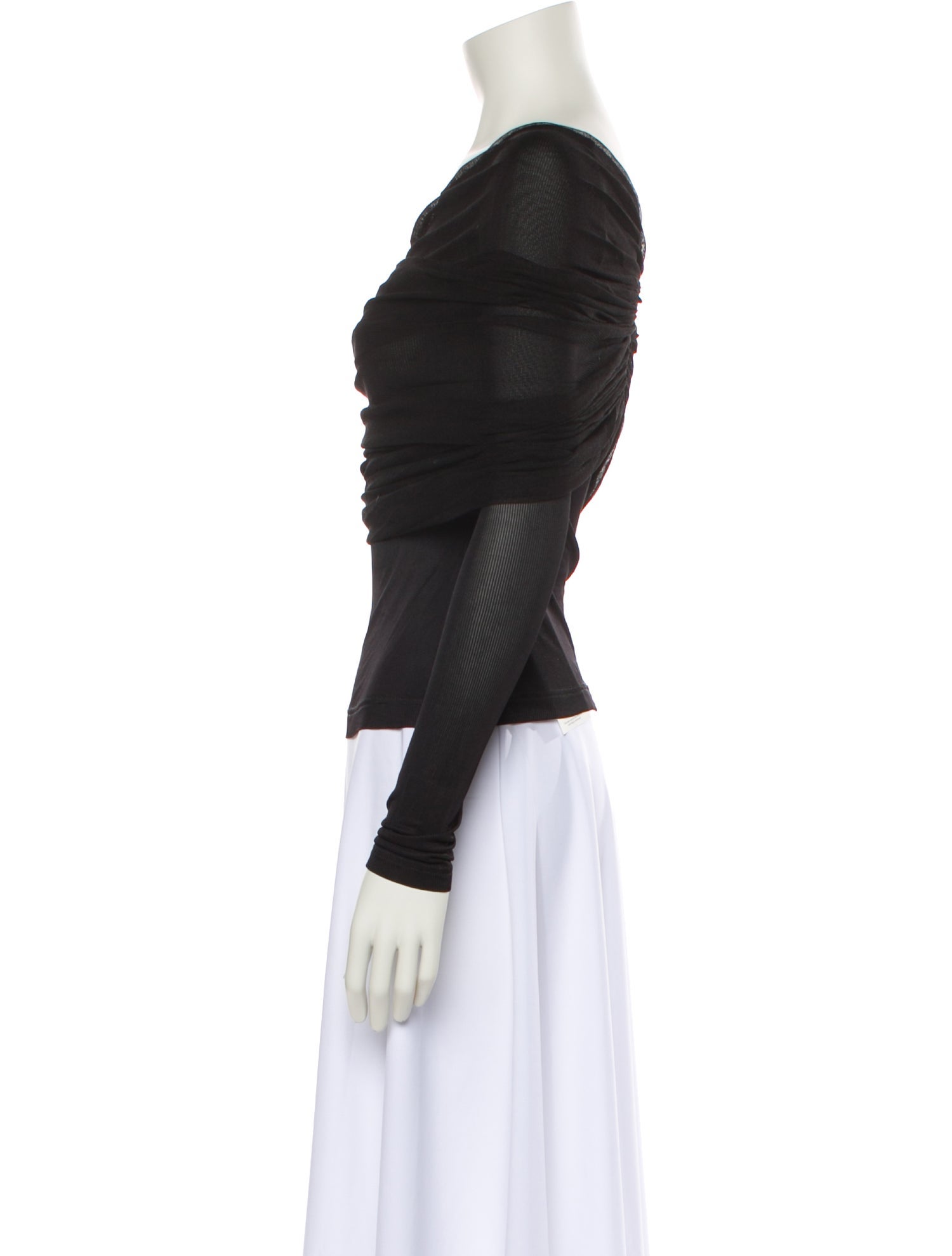 Christopher Esber Asymmetrical Long Sleeve Top