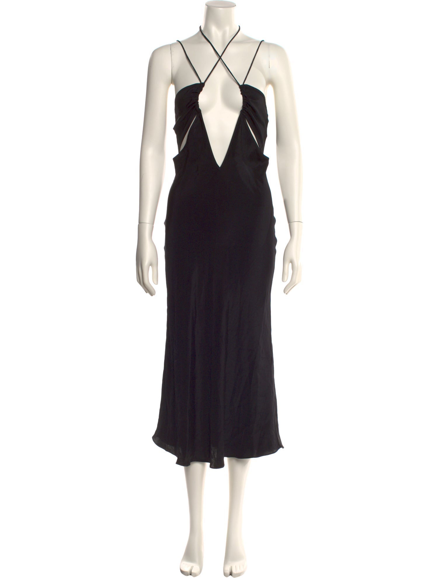 Christopher Esber Silk Midi Length Dress