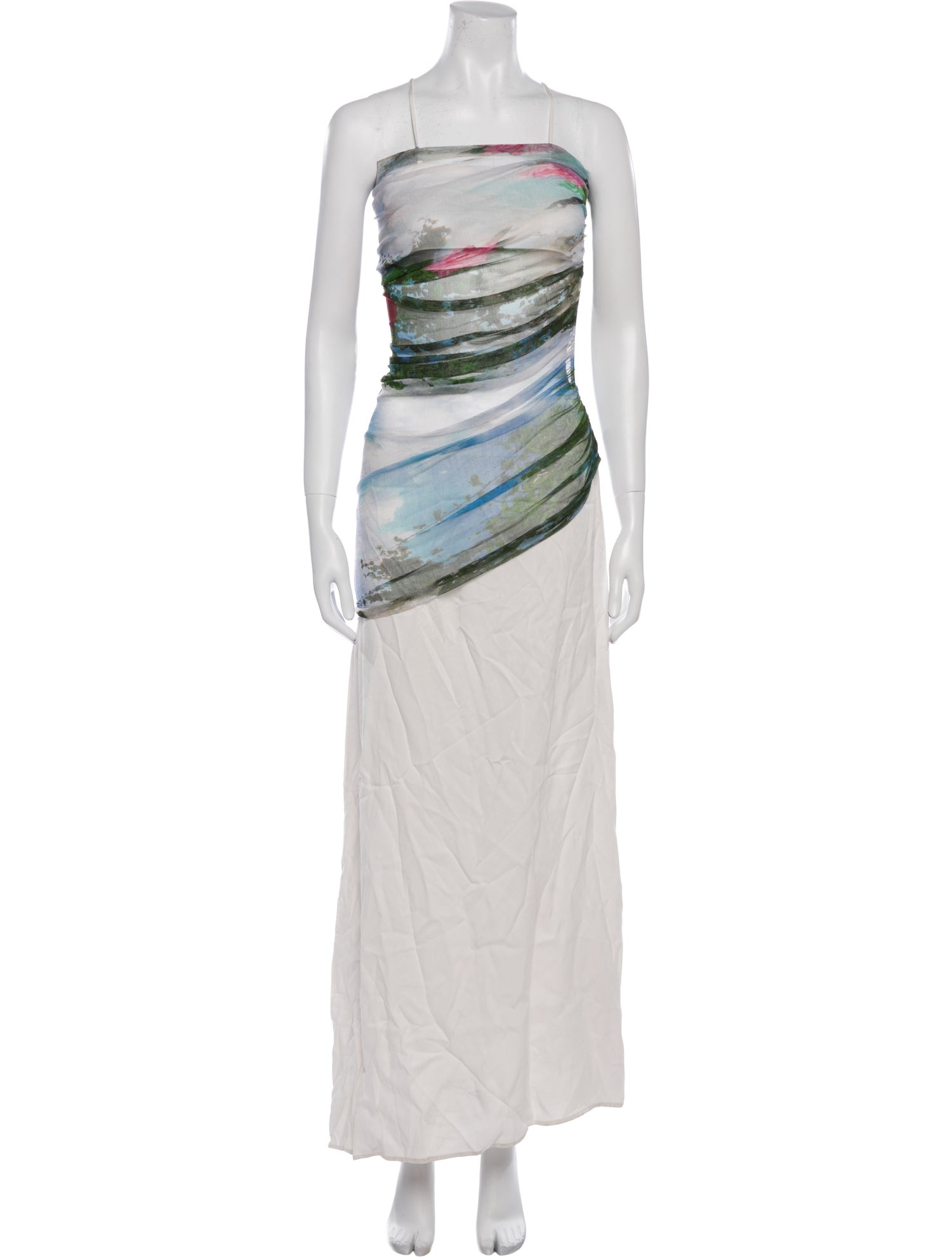 Christopher Esber Printed Long Dress