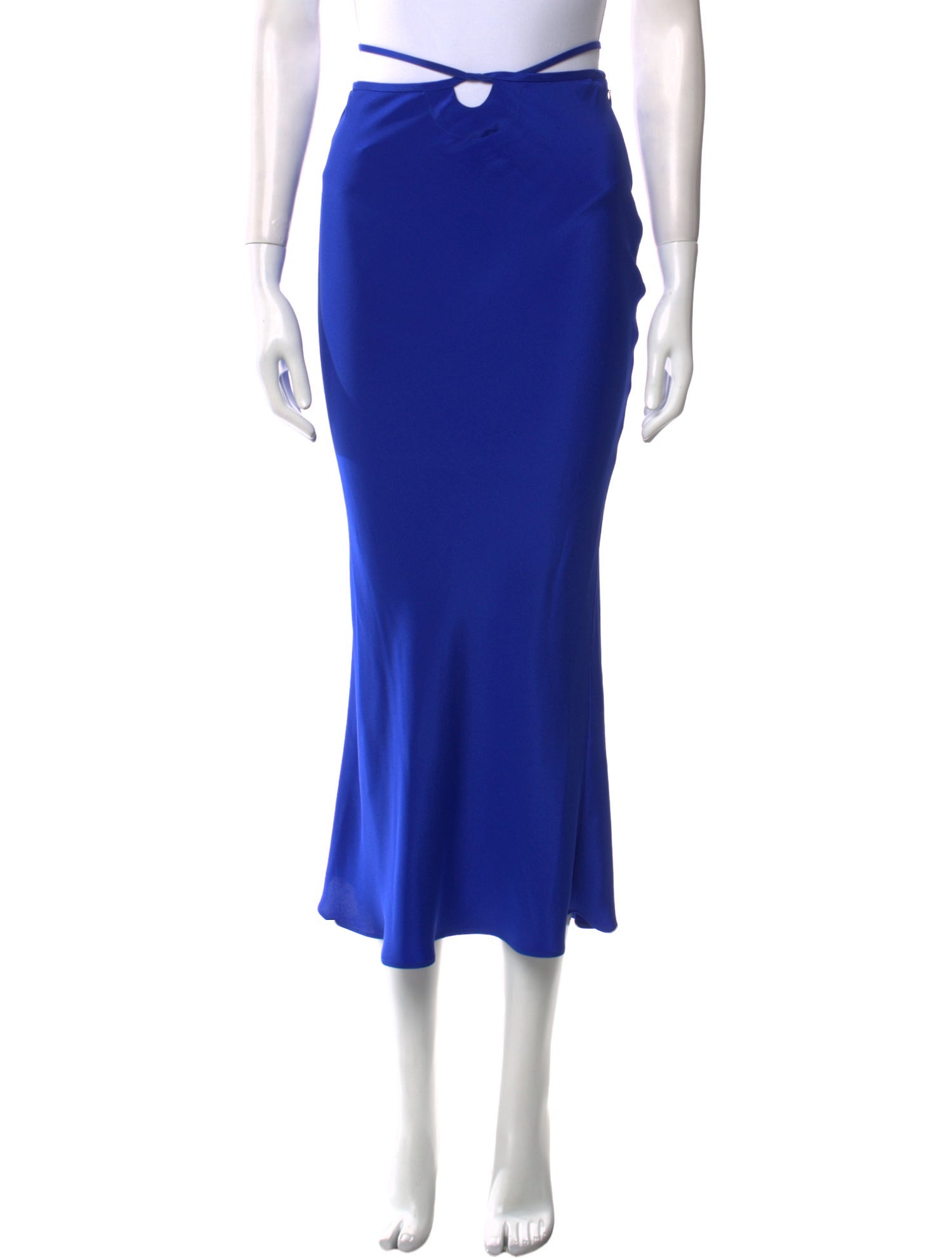 Christopher Esber Silk Midi Length Skirt