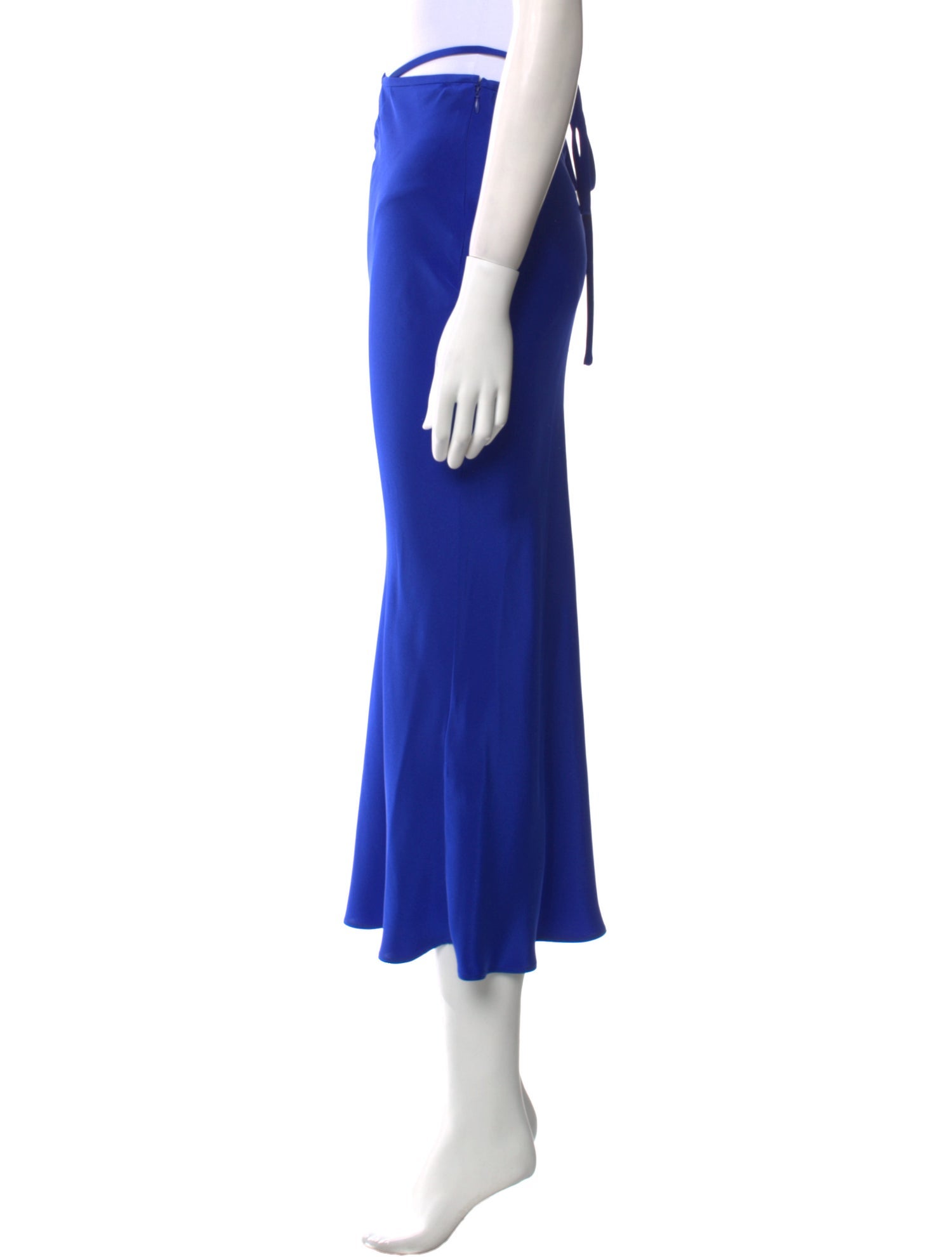 Christopher Esber Silk Midi Length Skirt