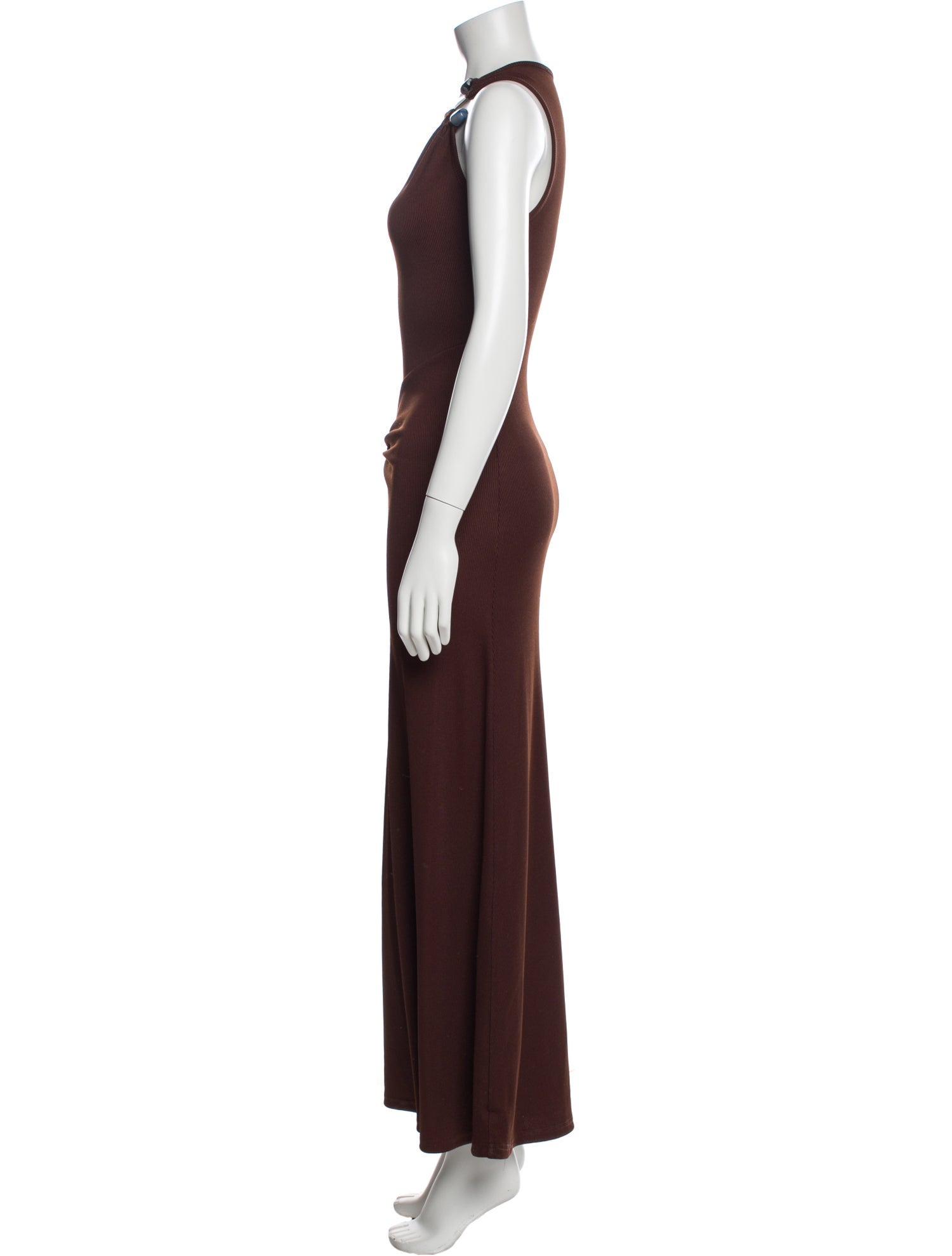 Christopher Esber Crew Neck Long Dress