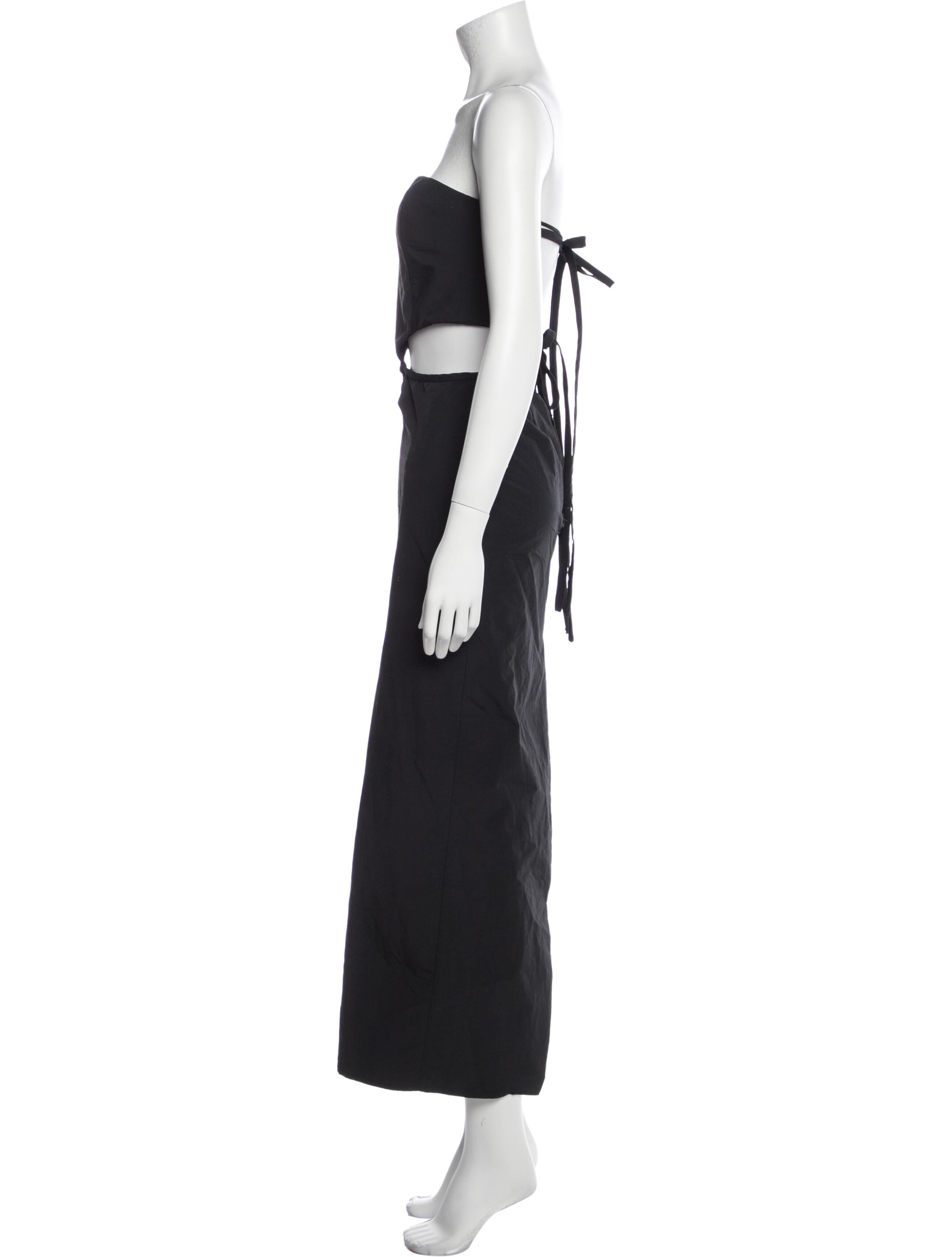 Christopher Esber Strapless Long Dress