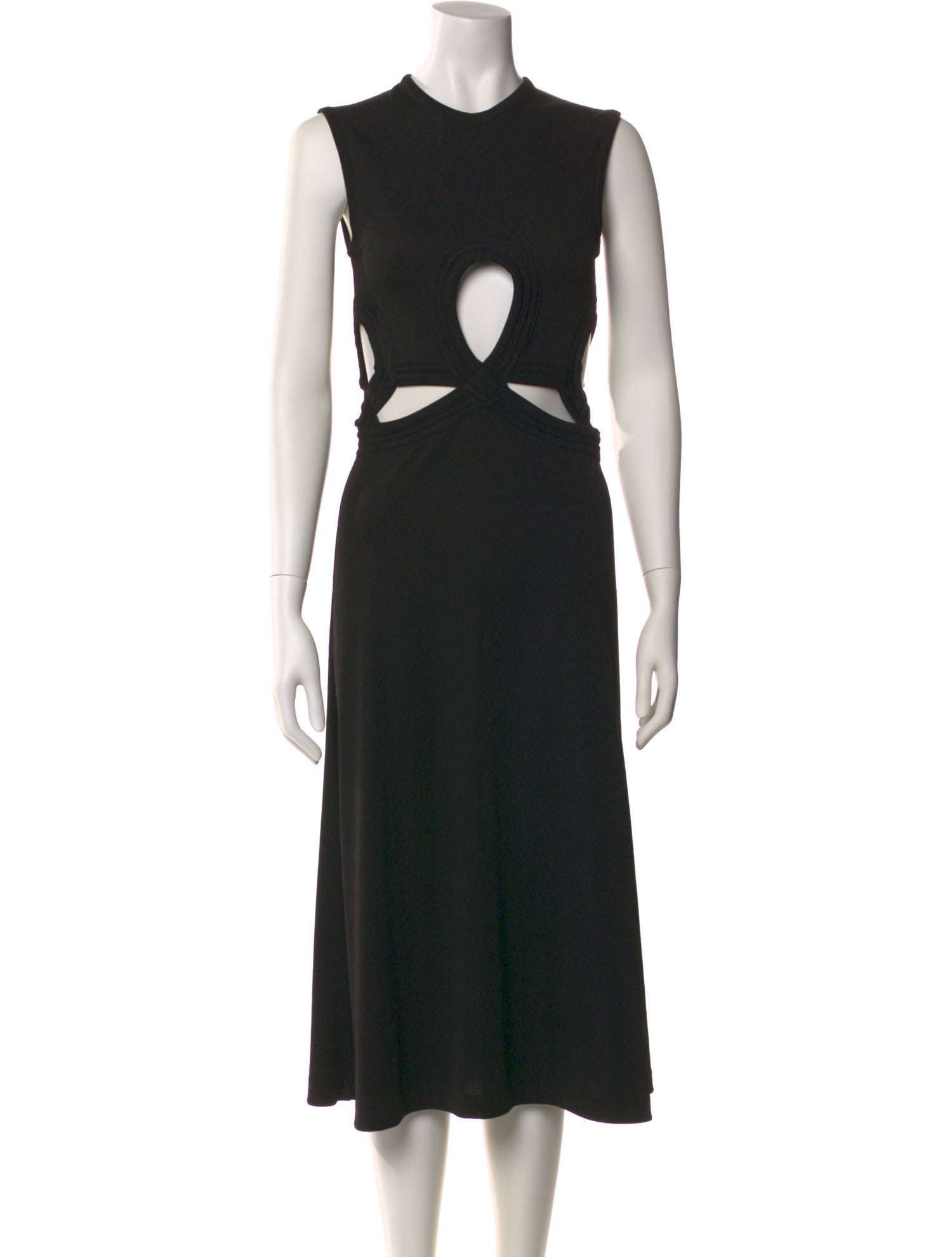 Christopher Esber Crew Neck Long Dress