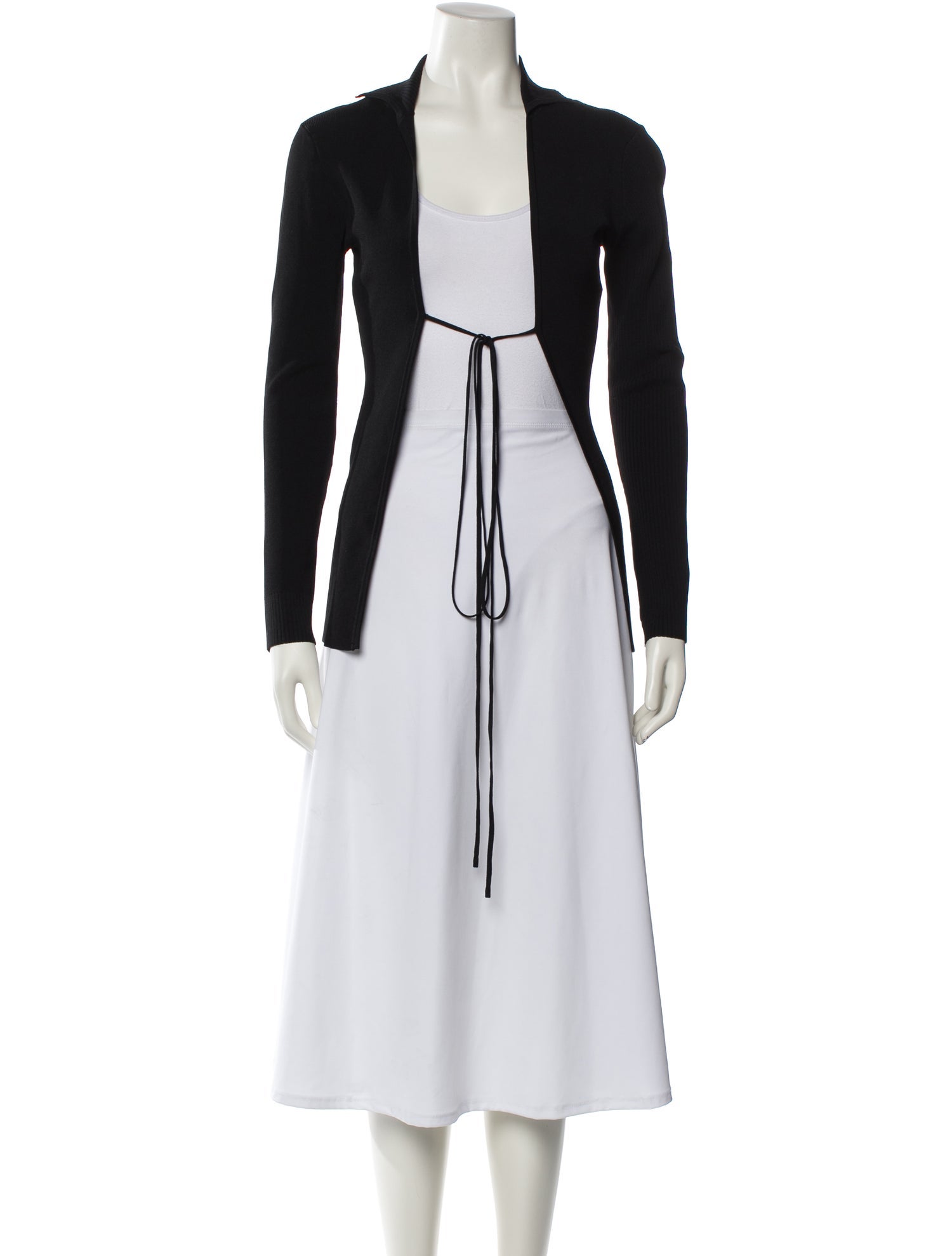 Christopher Esber Square Neckline Long Sleeve Top