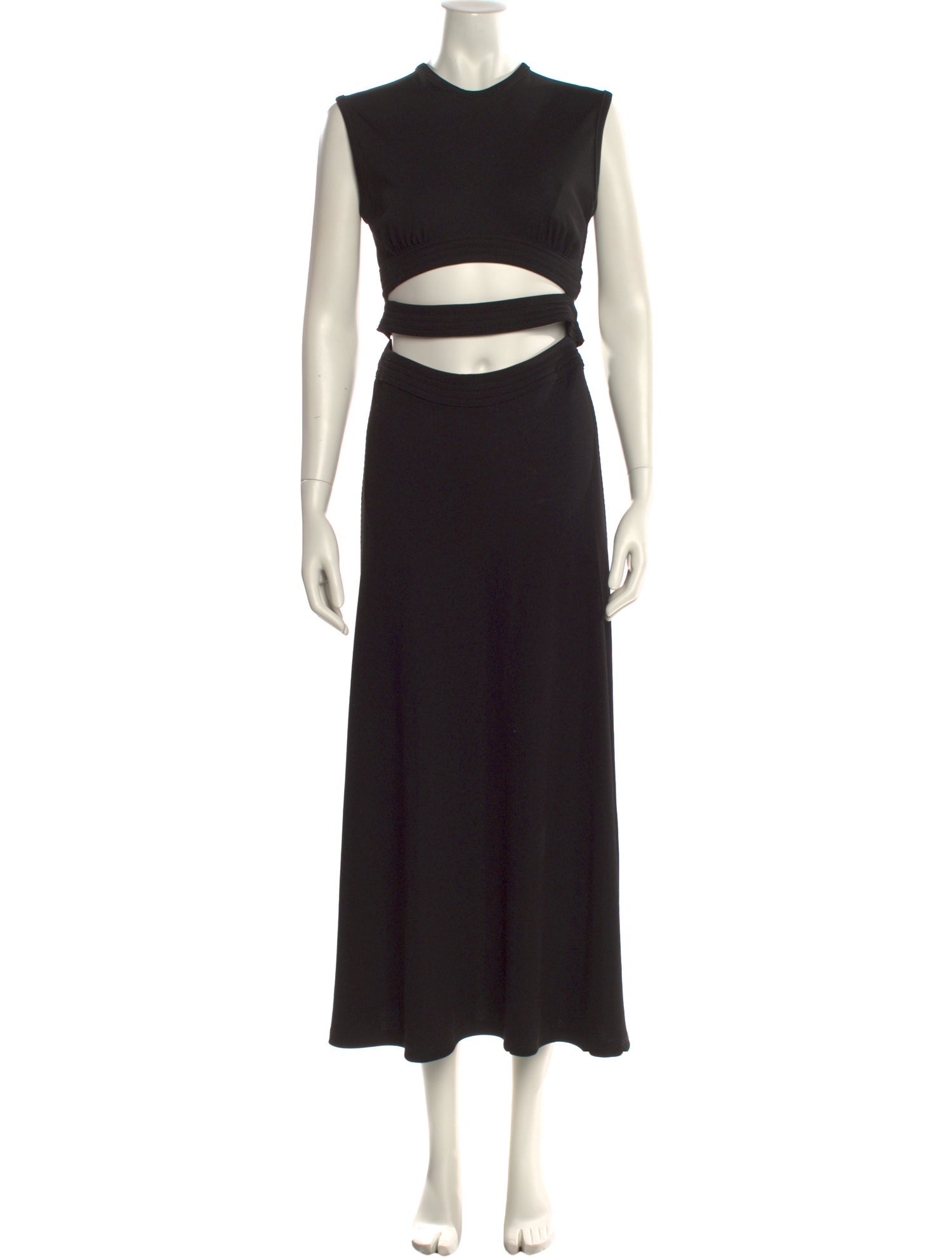 Christopher Esber Crew Neck Long Dress