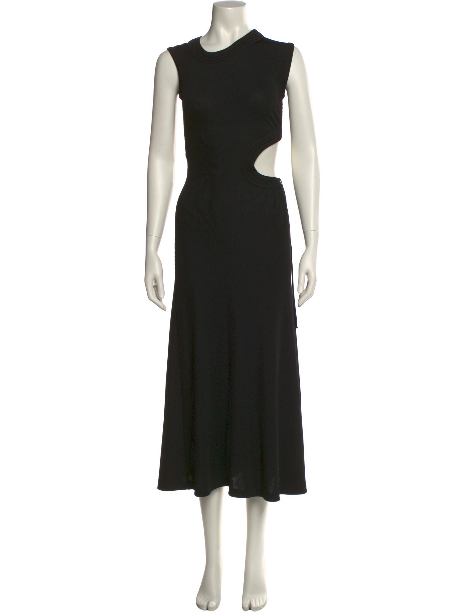 Christopher Esber Crew Neck Long Dress