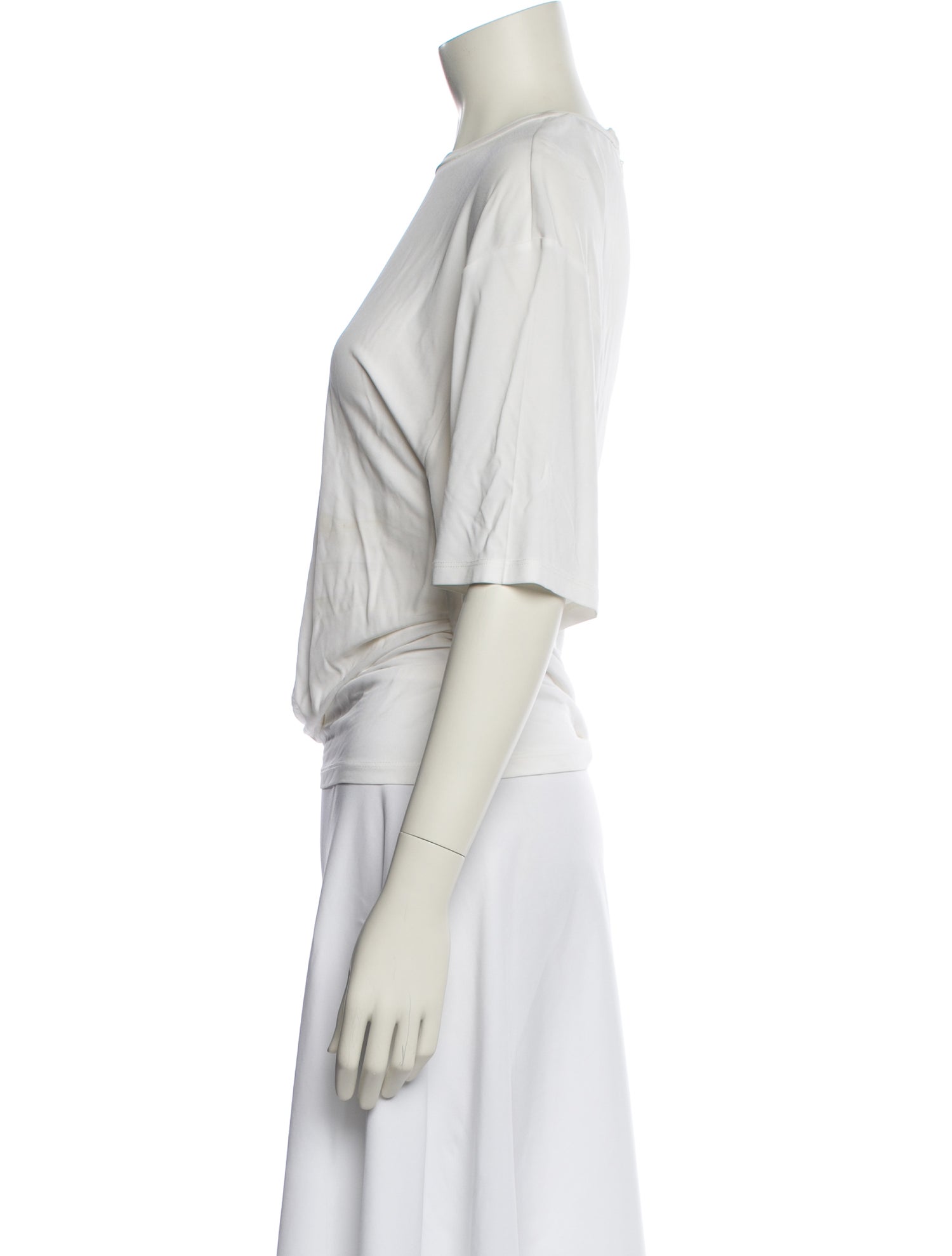 Christopher Esber Mock Neck Short Sleeve Top
