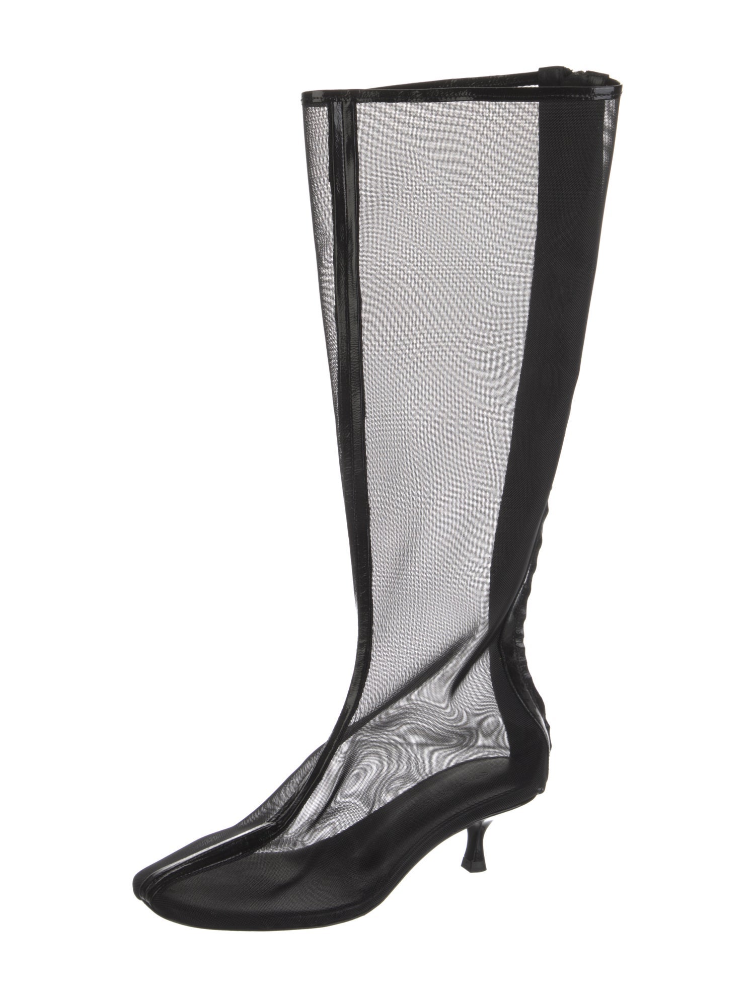 Christopher Esber Mesh Lace Pattern Boots
