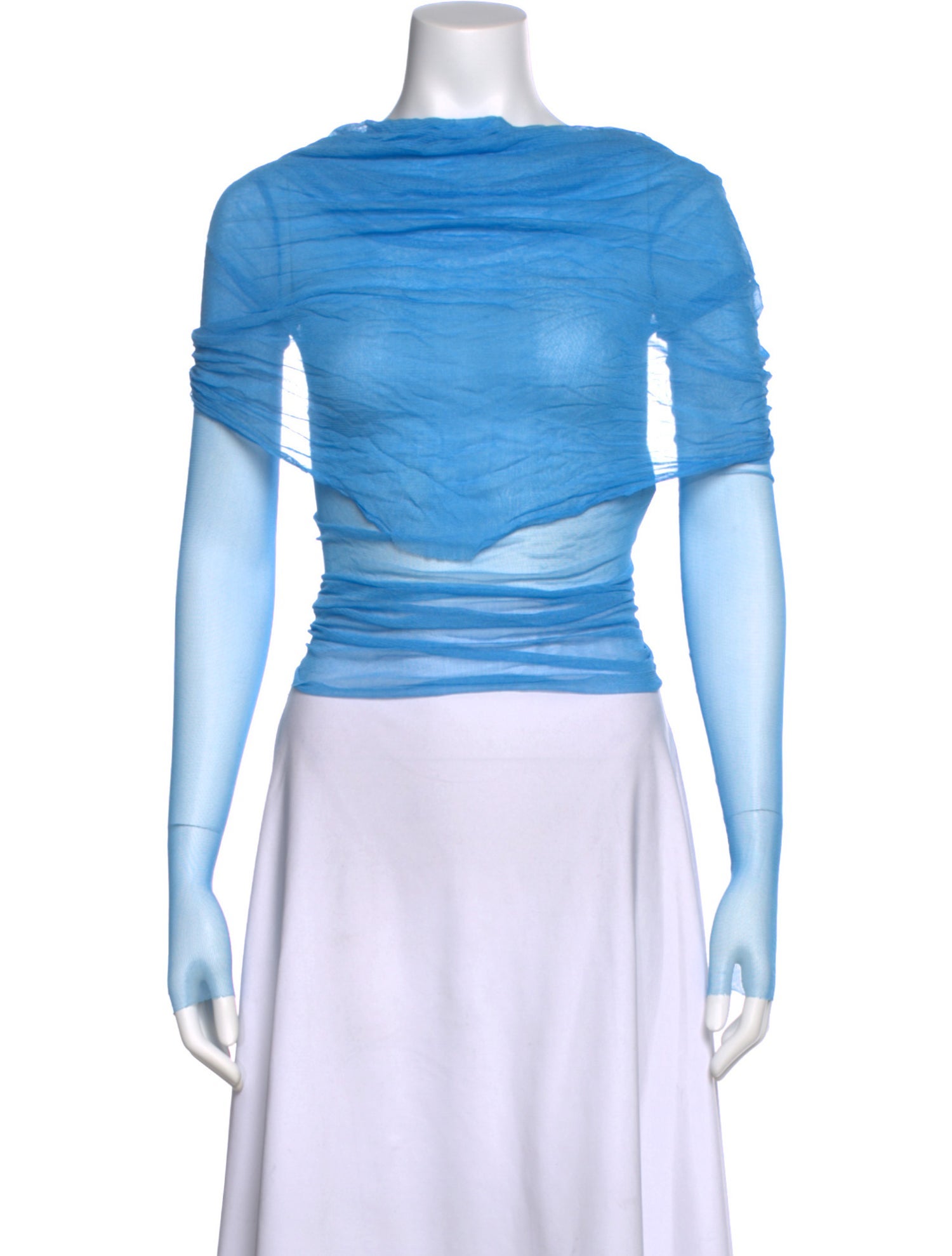 Christopher Esber Off-The-Shoulder Long Sleeve Top